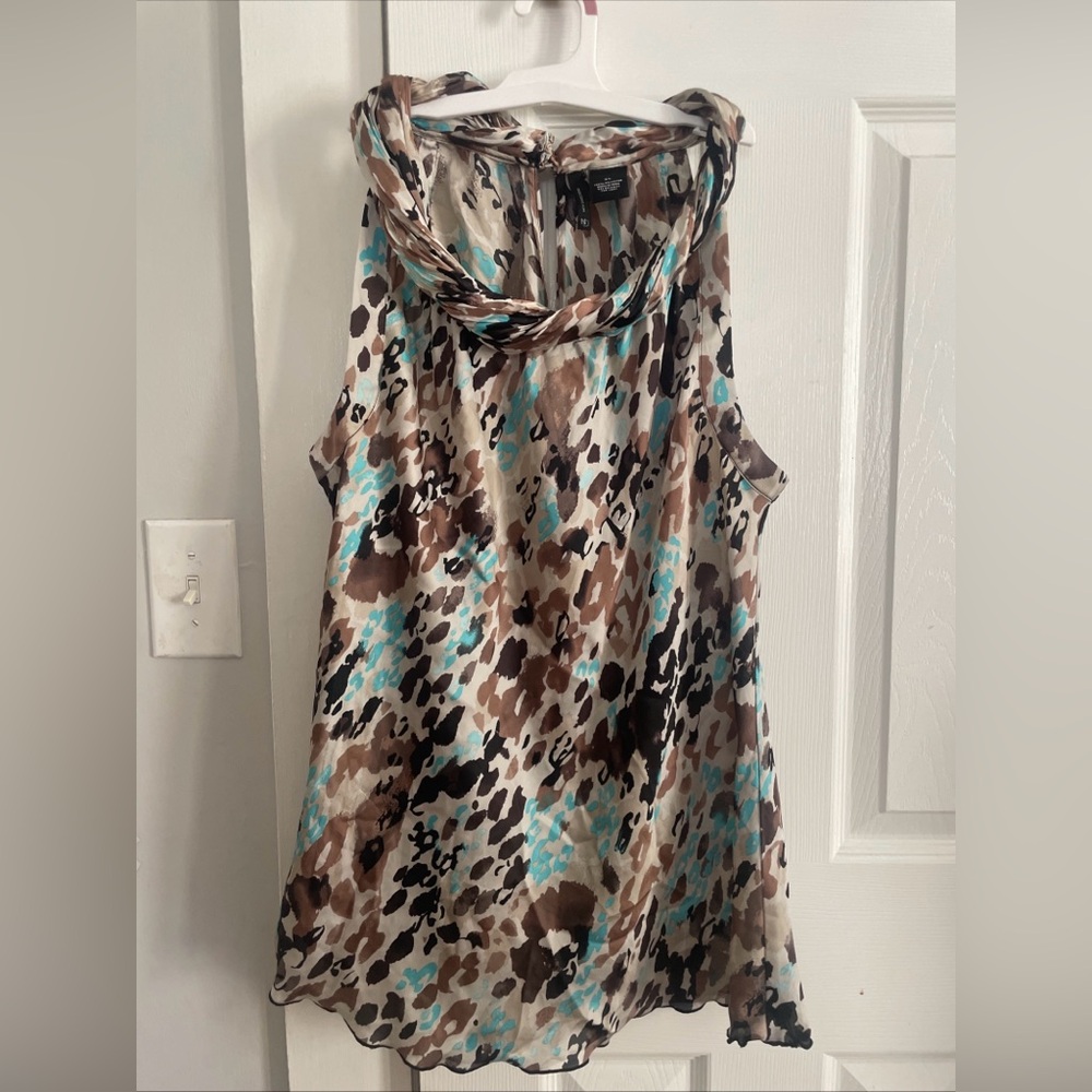 New Directions Y2K Multicolor Sleeveless Blouse